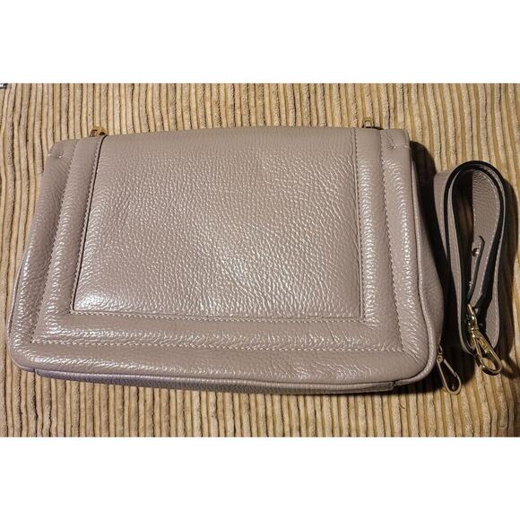 Valentino Alice Taupe leather bag, classic $1095 - Picture 2 of 12